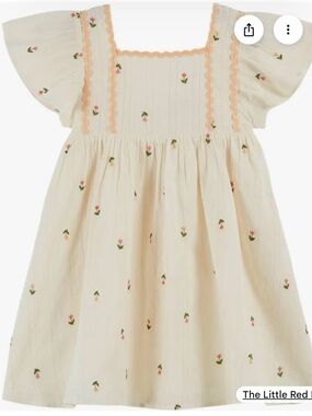 Emile et Ida All Over Embroidered Dress
Emile et Ida Cream Dress